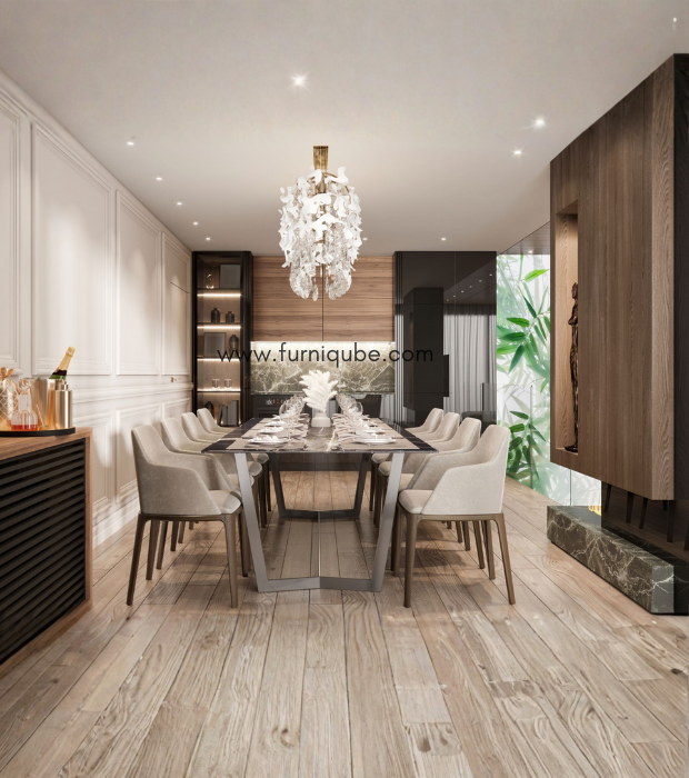 Modern Baroque Dining Interior Design