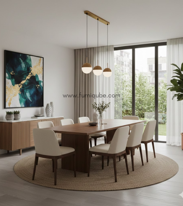The Sculpted Timber Dining Design