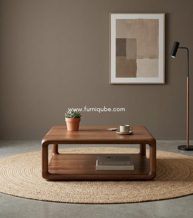 The Contour Solid Wood Table