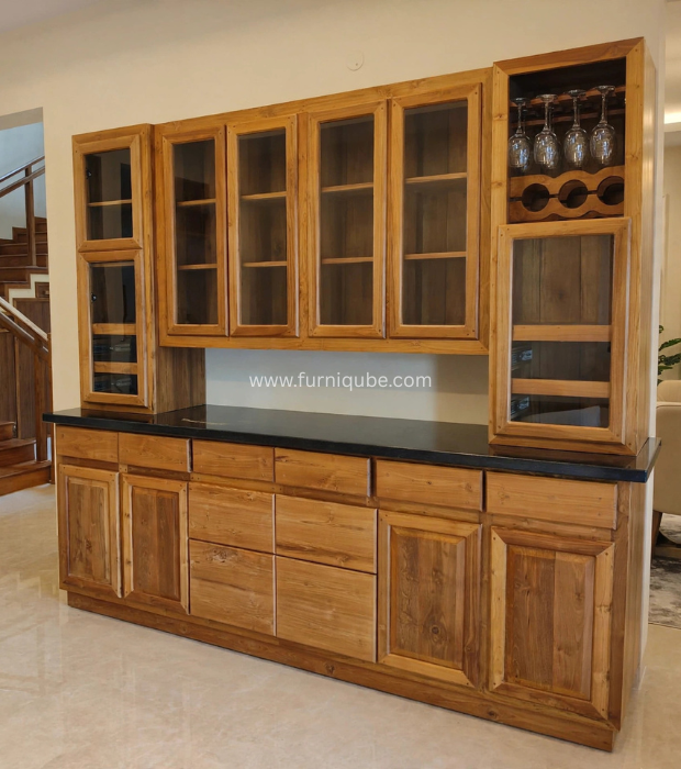Classic Teak Dining Hutch