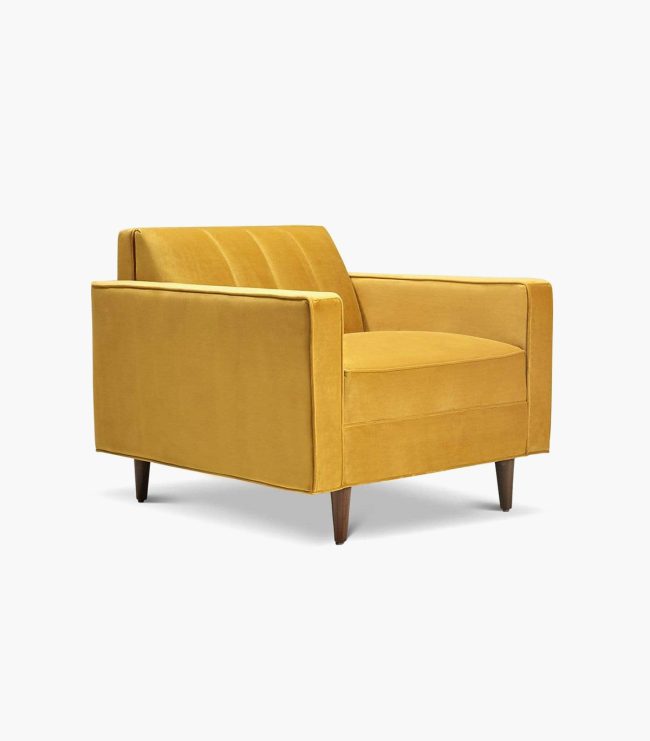 Delphine Cane Velvet Accent Chair - Image 2