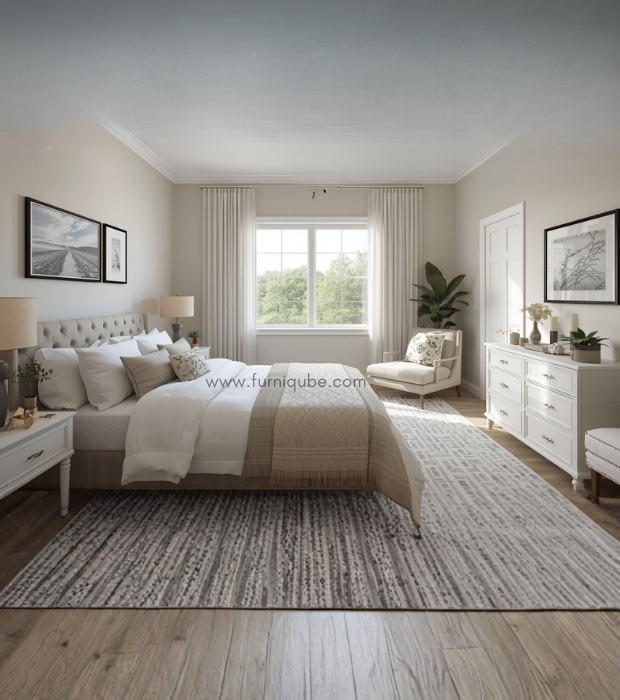 Beige Haven Guestroom Design