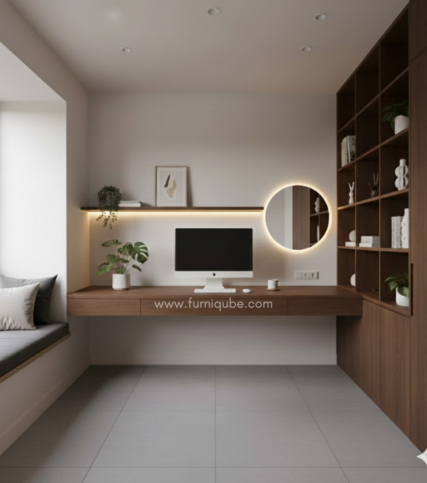 Walnut Glow Workspace