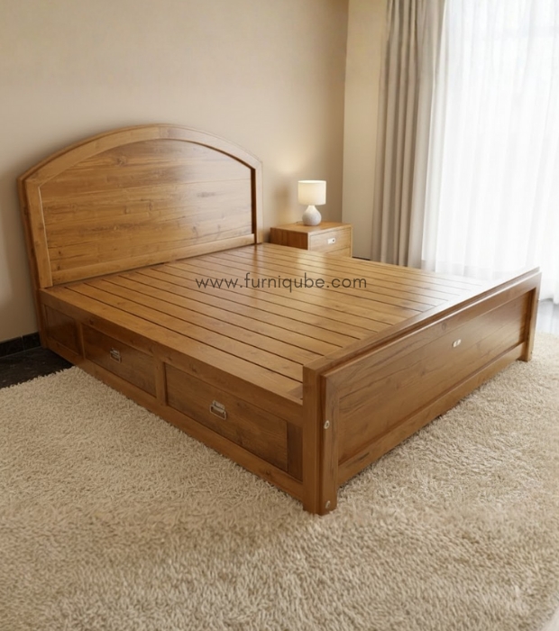 The Teak Arch Bed