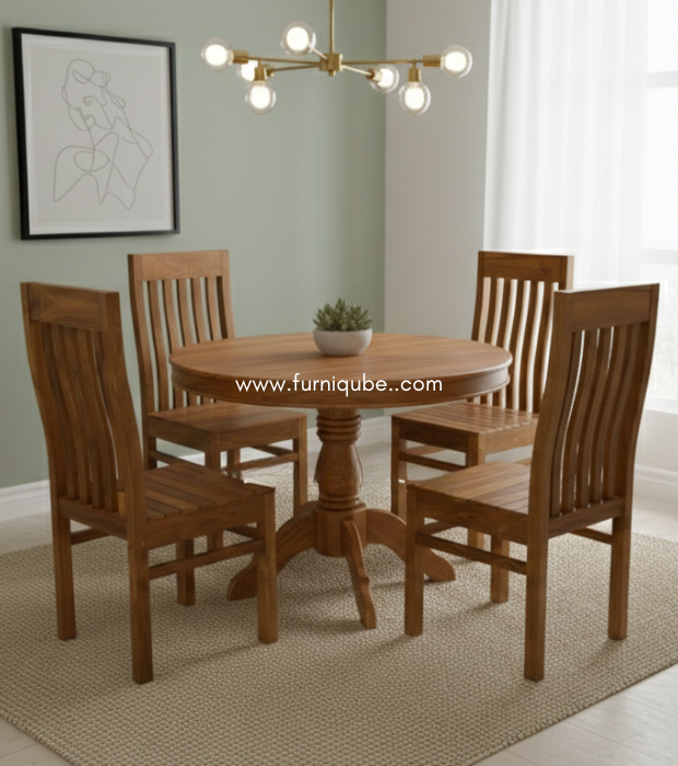 The Artisan Oak Round Set